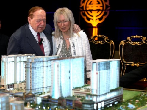 Sheldon Adelson, with Eurovegas model