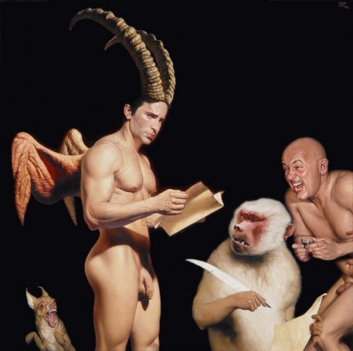 barahona possolo 2 nude man and monkey