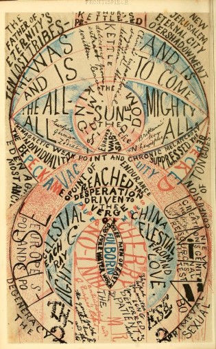 From the asylum writings/drawings of G. Mackenzie Bacon, 1870