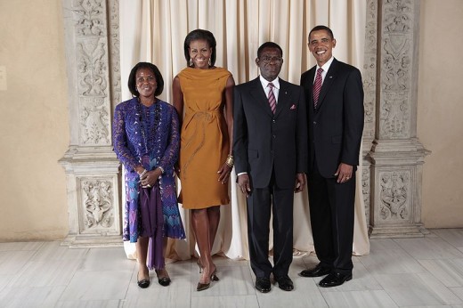 The Obamas and the Obiangs, 2009