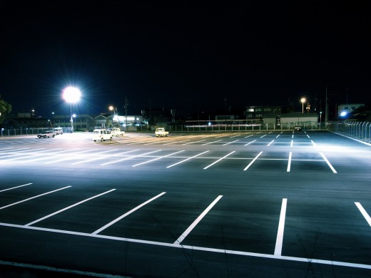 gursky night parking lot