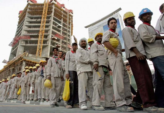 Workers, UAE, 2012