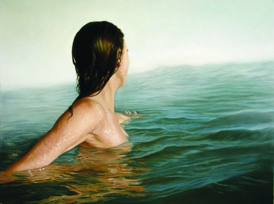 woman in water