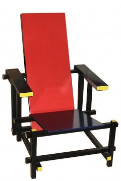 Red and Blue Chair, Gerrit Rietveld