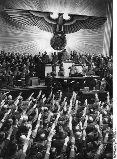 German Reichstag, Berlin Dec, 11th, 1941