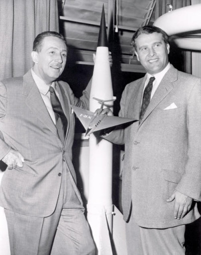 Walt Disney &  Wernher Von Braun
