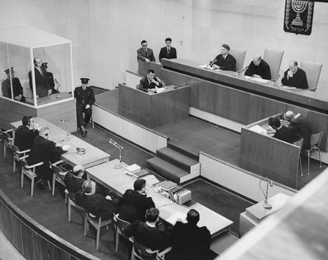 Adolf Eichmann at conclusion to his trial. Jerusalem, 1961