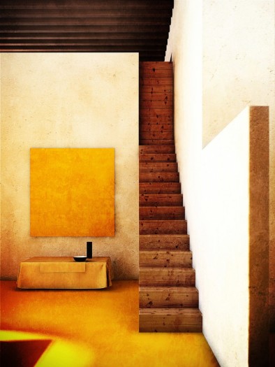 Studio, Luis Barragan, architect. Mexico City, 1948
