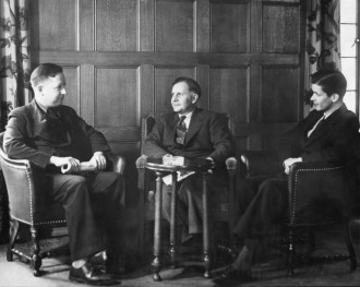  Philip Blair Rice, John Crowe Ransom, Norman Johnson, Kenyon College, 1930s