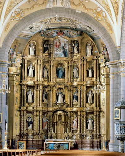 Retablo, Alter, Church of Santa Domingo Puebla Mexico