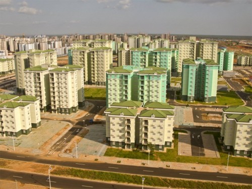 Kalimba, Chinese built and infinished living complex, Angola