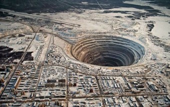 Mirny diamond mine, Siberia