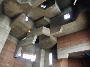 Pilgrimage Church. Neviges Mariendom. Gottfried Bohm architect. 1963