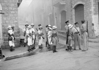 British sailors, Haifa, 1918.