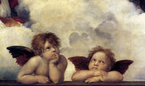 Raphael, Sistine Madonna (detail).