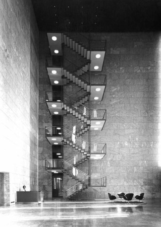 Danish National Bank, Arne Jacobsen architect, 1966