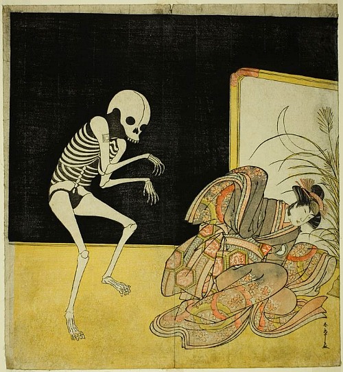 Katsukawa Shunsho, woodblock. 18th century.