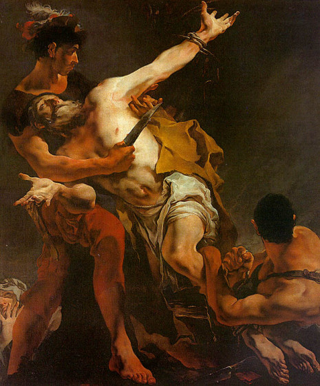 Giambattista Tiepolo, "The Martyrdom of St. Bartholomew:" 1722.