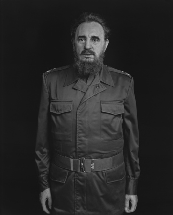 Hiroshi Sugimoto, photography. Portrait of Fidel Castro.