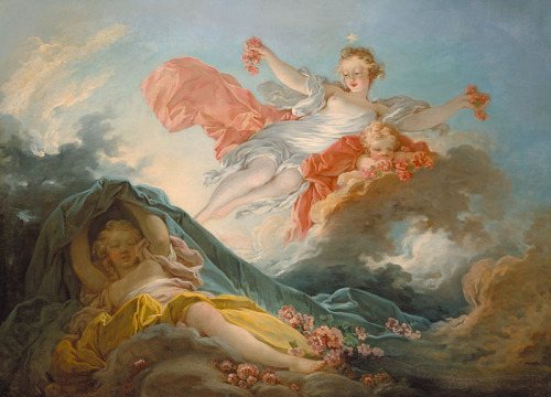 Jean Honore Fragonard. "Aurora" 1755.