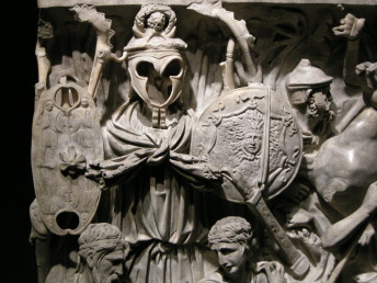 Sarcofago dio portonaccio, Rome, detail.