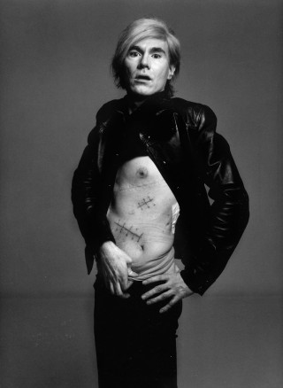 Richard Avedon, photography. "Andy Warhol".