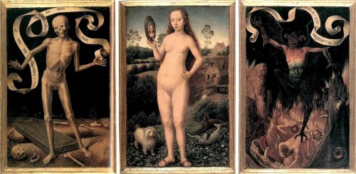 Hans Memling, "Eartly Vanity & Divine Salvation". 1492
