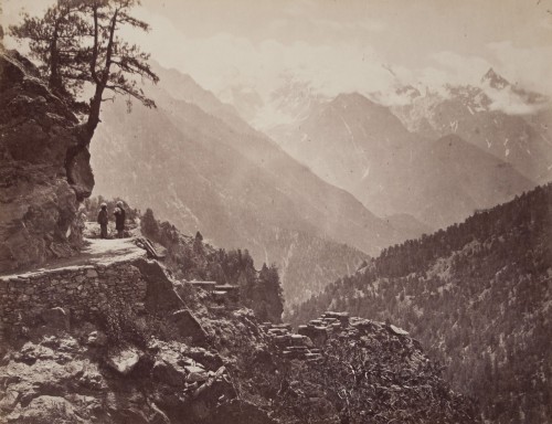 Samuel Bourne, photography. Tibet, 1860s.