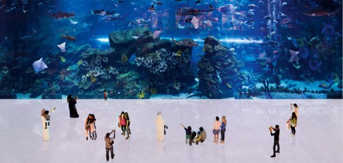 Tor Seidel, photography. 'Dubai Mall ice rink'.