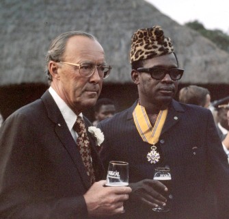 Prince Bernhard and Mobutu Sese Seko, 1973.