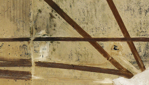 Mishka Henner, photography. (Levelland, Texas oil field. Detail).
