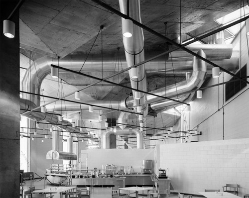 Ezra Stoller, photography. 1966. Olivetti -Underwood typewriter factory. Louis Kahn architect.