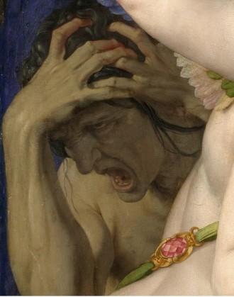 Bronzino (Allegory with Venus and Cupid, detail) 1546.