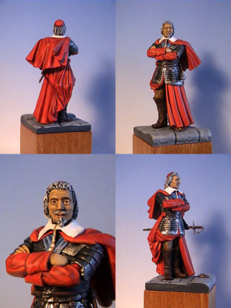 *Cardinal Richelieu*, Prestige Minatures, for sale at toy stores near you.