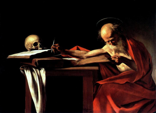 Caravaggio (St Jerome Writing,  1605)