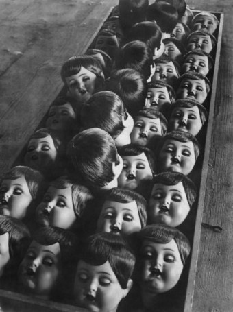 Doll's Heads, 1950s. Photographer unknown.