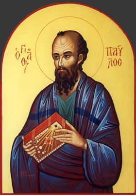 St. Paul icon, Russia, 19th century.