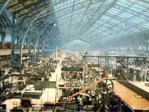 Exposition building, Paris 1887. *Gallery of the Machines*.