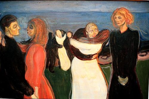 Edvard Munch (Dance of Life, 1899, detail).